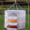 1/2/3 Layer Dried Vegetable Net Foldable Mesh Clothes Hanging Dryer  Clothing Drying