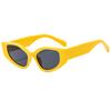 Vintage Retro Thick Frame Polygonal Sunglasses Women Latest Vintage Punk Cat Eyes Stylish Sun Eyeglasses UV400 Summer Shade Eyeglasses