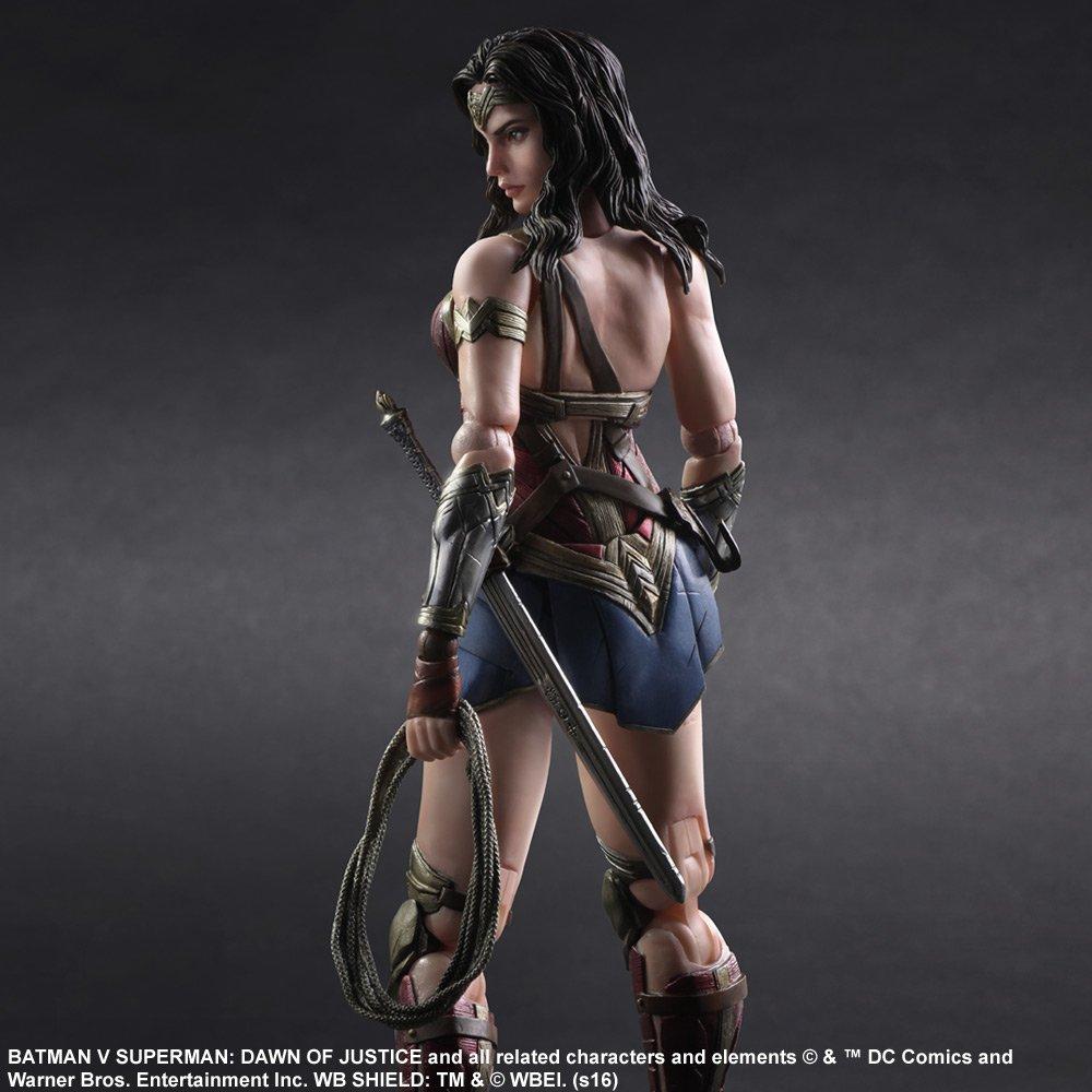 PLAY ARTS Kai Batman v Dawn of Justice Wonder Woman PVC painted movable figure Superman