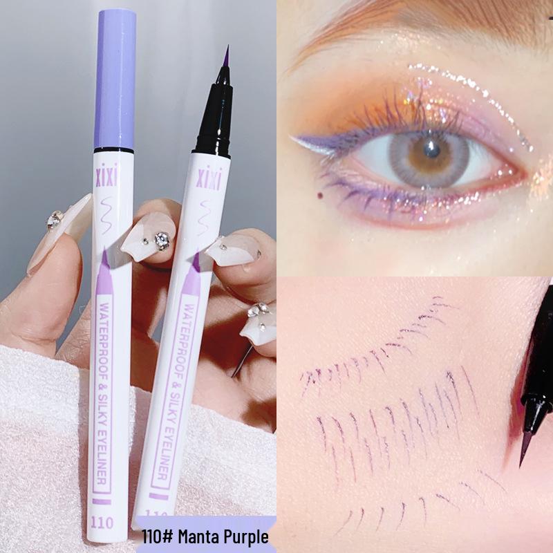 Waterproof Colorful Eyeliner Pen - Thin, Easy To Apply, Long-lasting, Smudge-proof for Beginners