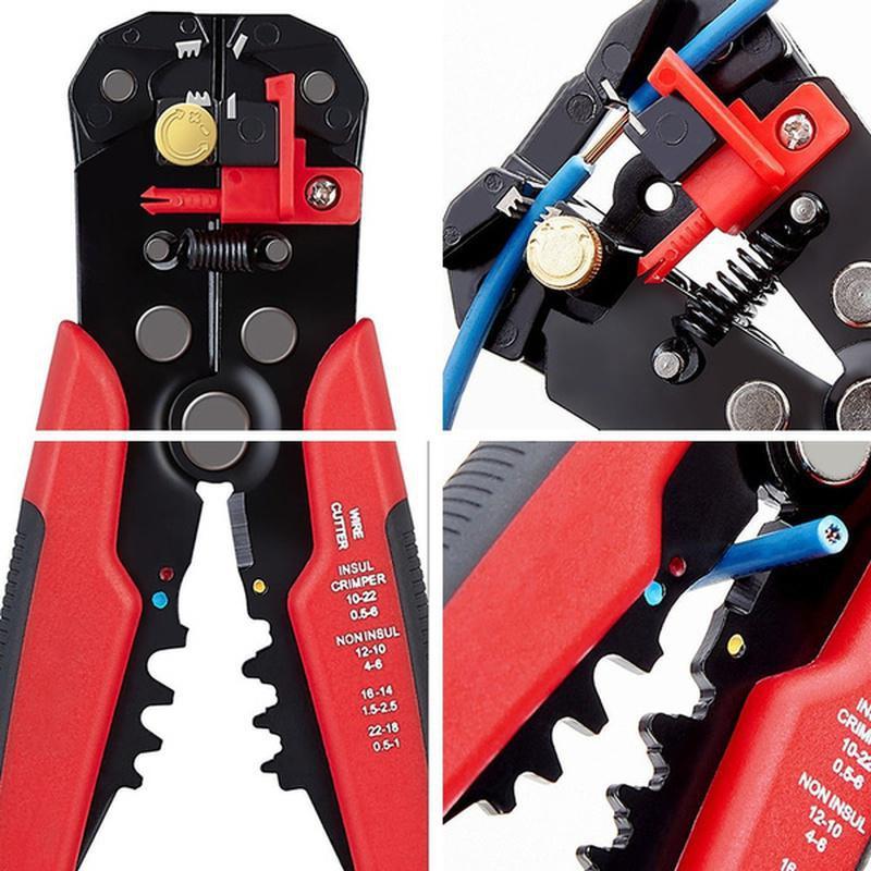 Crimper Cable Cutter Automatic Wire Stripper Multifunctional Stripping Tools Crimping Pliers Terminal 0.2-6.0mm² Tool