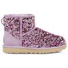 UGG Classic Mini Stellar Sequin Fur Lined Snow Boots Women boots Fog-Purple 1112515-LFST