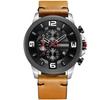 Men's Waterproof Luminous Running Alarm Clock Watch
