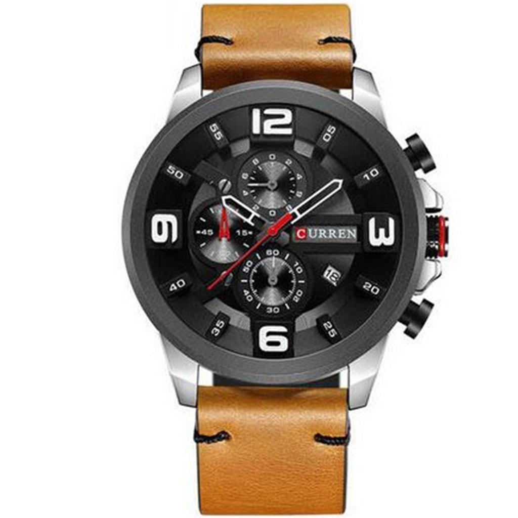 Men's Waterproof Luminous Running Alarm Clock Watch
