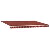 Retractable Awning Orange and Brown 500 X 300 X 165 Cm