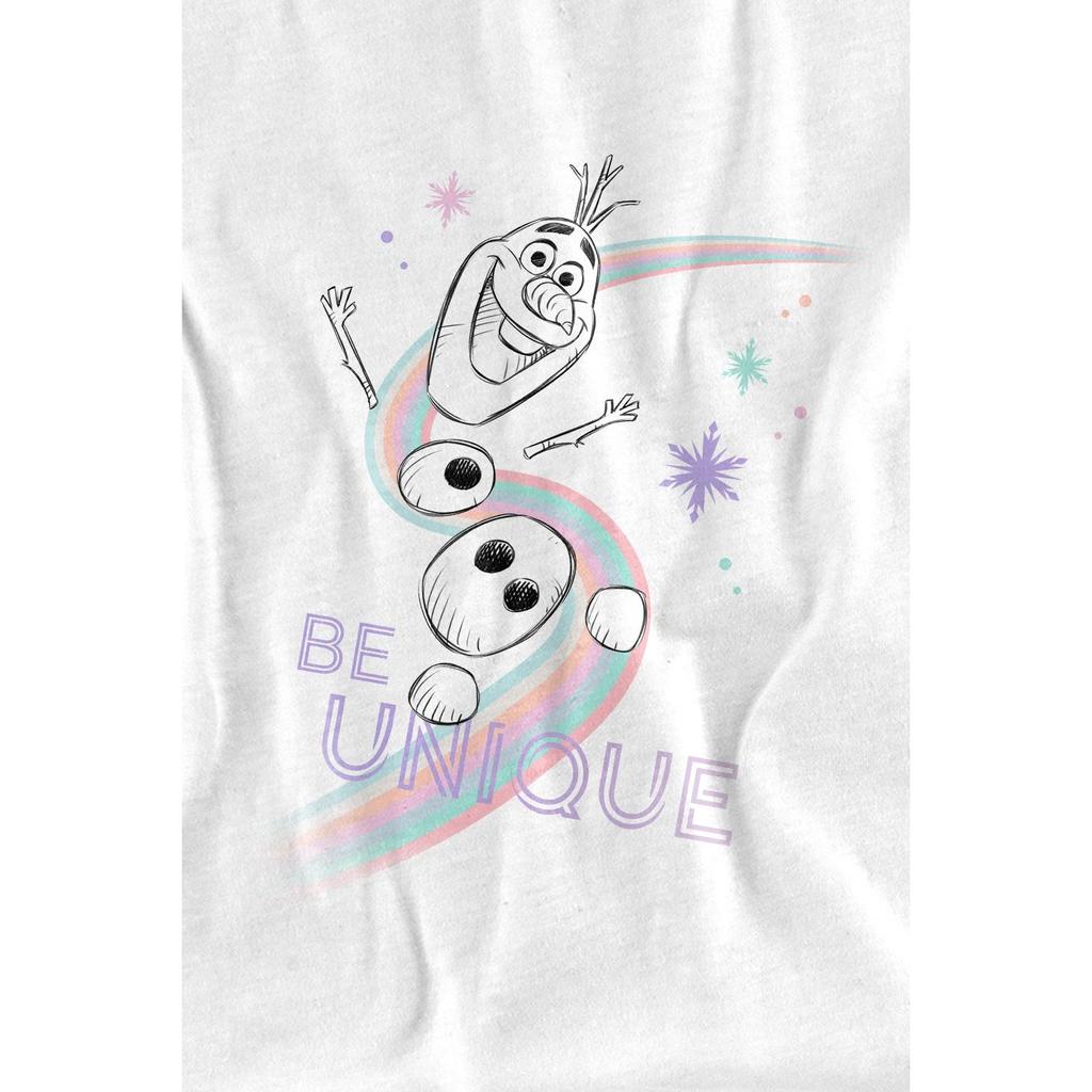 frozen Childrens/Kids Be Unique Olaf Rainbow T-Shirt
