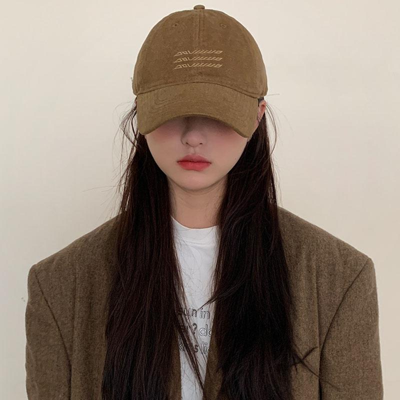 Simple Embroidered Baseball Cap Women Solid Color Hip Hop Snapback Hat for Girls Summer Adjustable Female Sun Hats