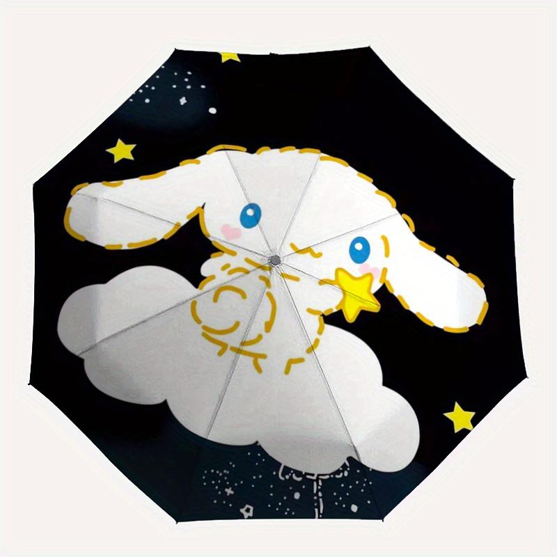 1pc Cinnamoroll Ideas Automatic Folding Umbrella - 3 Folding Design, Vivid Cartoon Pattern, Suitable for Outdoor Activities, A Gift for Fans In All Se