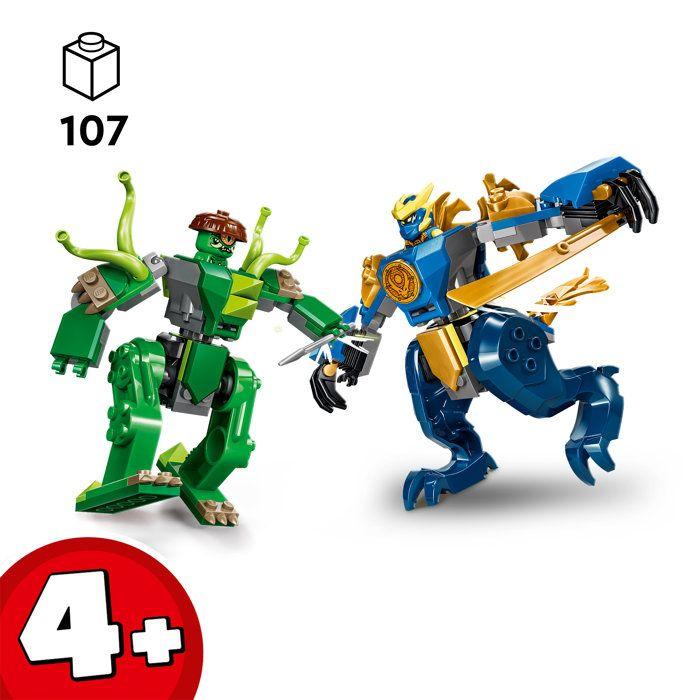 LEGO NINJAGO 71853 Le Combat du Robot Dragon de Jay - Jeu de Construction 4 ans - Cadeau