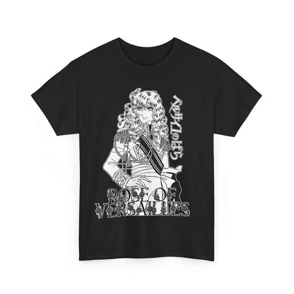 Rose of Versailles Lady Oscar Retro Anime T-Shirt, Manga Shirt L