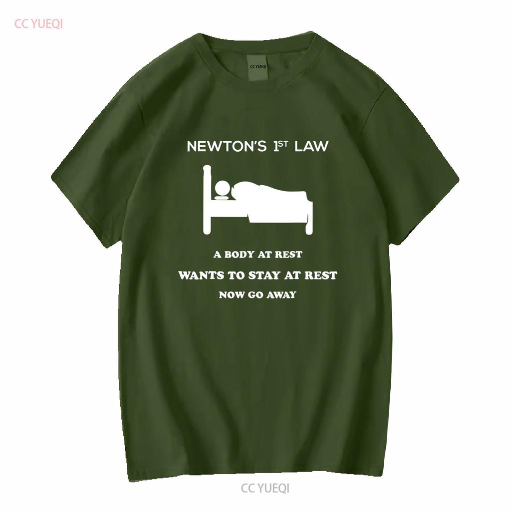 Big Sale Newtons First Law Now Go Away Funny Birthday S T Shirts S To 5xl Vintage Washed Graphic Comfortable Breathable