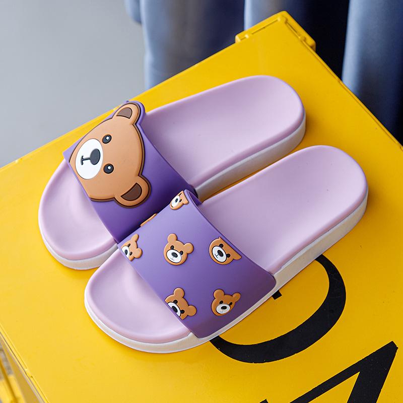 Slippers female summer new cute cartoon home indoor and outdoor wear bathroom bath sandals female beach