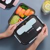 Portable Bento Box With Compartments Leak-proof Technology 2.0 Vent Hole Embedded Design Lunch Box