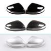 2pcs Carbon Fiber Side Rearview Mirror Cap Cover Trim For Mercedes Benz G GLE GLS Class W463 -21 ABS Plastic Car