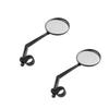 Flexible Handlebar Glass Bike Mirrors Bicycle Rearview Convex Rear View
