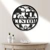 Personalized Iron RV Sign Metal Wall Art Custom Camping Home Decor