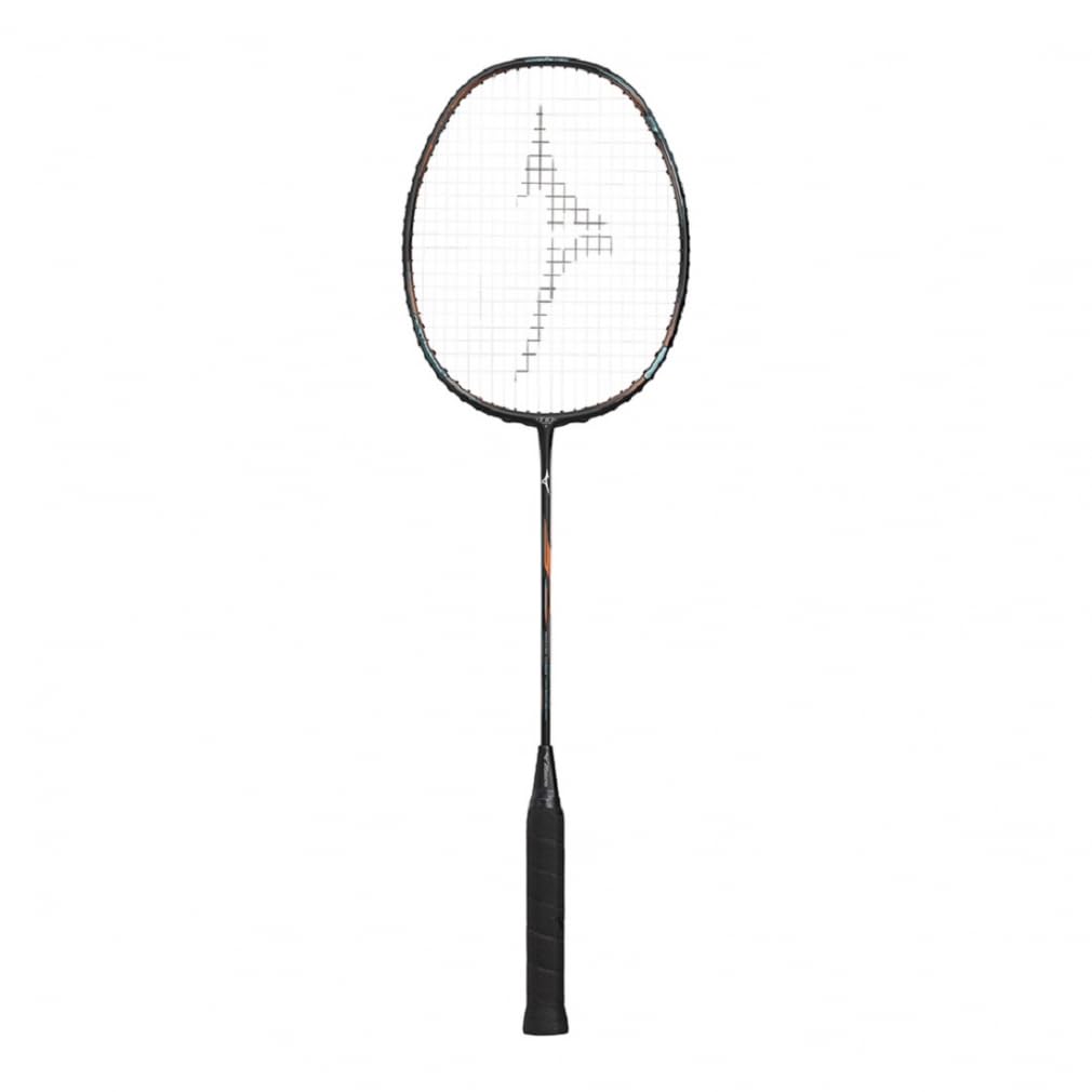 Mizuno AcroSpeed 3 Badminton Frame Only Sold Soft Case 73JTB403 Racket, Unisex, (Strings Separately), Included, Black/Orange,