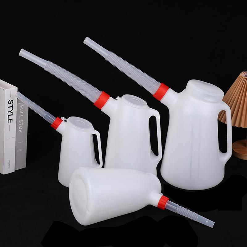1.2L/2L/3L/5L Ölmesskanne Benzinkanister Kraftstofftank mit Ausgießer Flexibel für Kfz-Werkstatt Ölmessbehälter