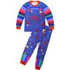 Fright Doll Halloween Cosplay Set: Kids' Long Sleeve Medium & Large Home Wear 7771