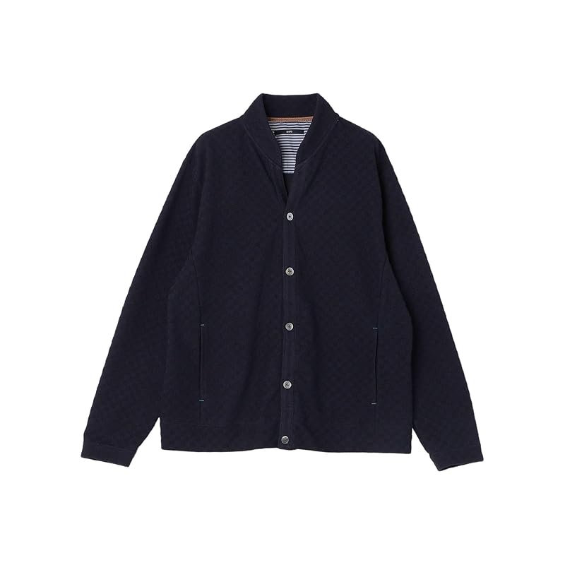 

[Ships] cardigan latch pile button men s 112430040 navy L