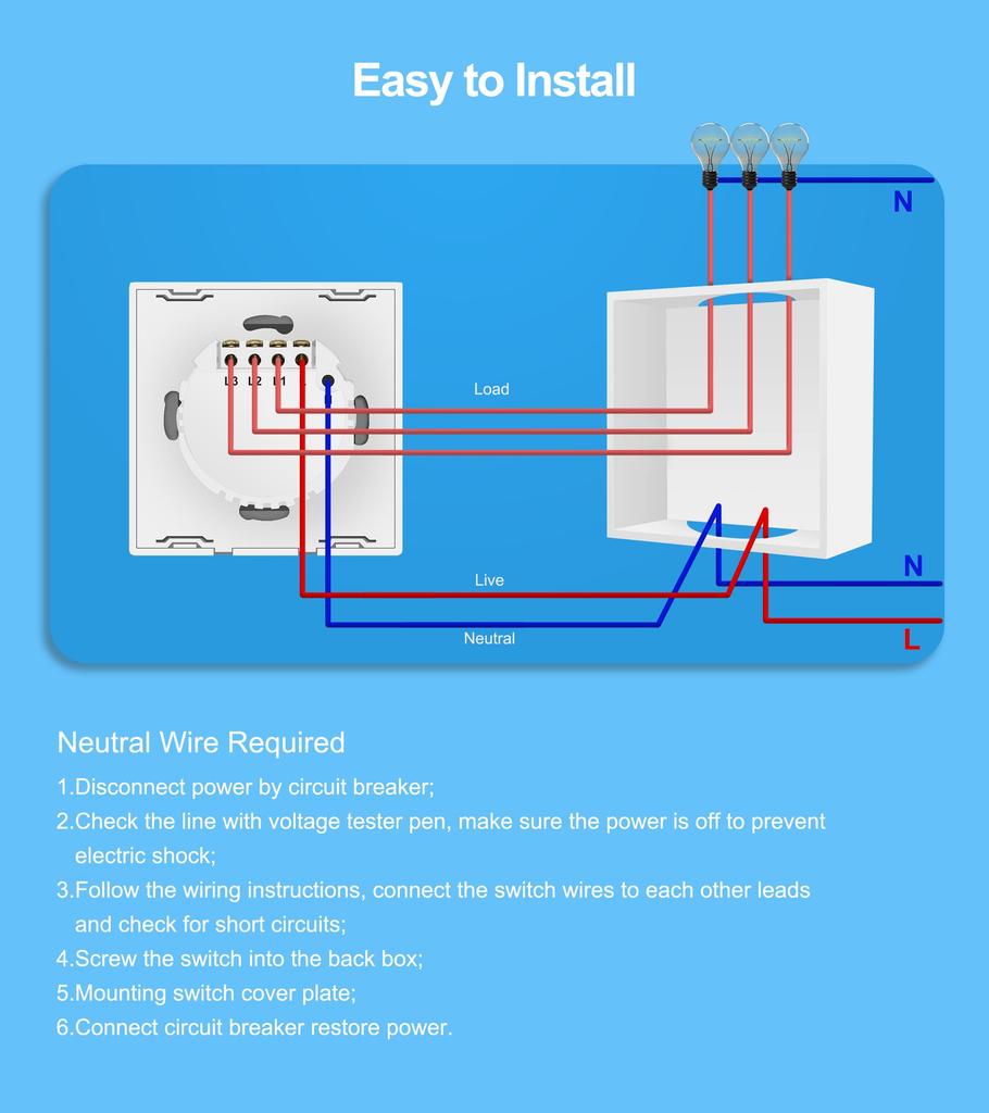 Melery Lichtschalter Wifi Smart Tuya Touch Sensor Glas Panel Lampe Interrupter EU Platz Fernbedienung durch Alexa Dot Google Home