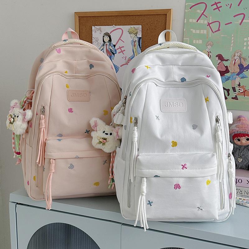 Schoolbag New Mori Large-capacity Backpack for Junior and High School Students Lightweight Women's Schoolbag Simple and Versatile Campus Backpack