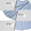 Camisetas para Hombre con Capucha Cordón Manga Larga Botones Tapeta Camisa Tops Color Liso Corte Regular Casuales Viaje Oficina Uso Diario