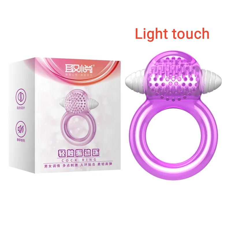 Vibrační erekční kroužek stimulátor klitorisu Silný penis Vztyčený erekční kroužek erekce erekce pro zlepšení oddálení ejakulace Sexuální hračky pro muže