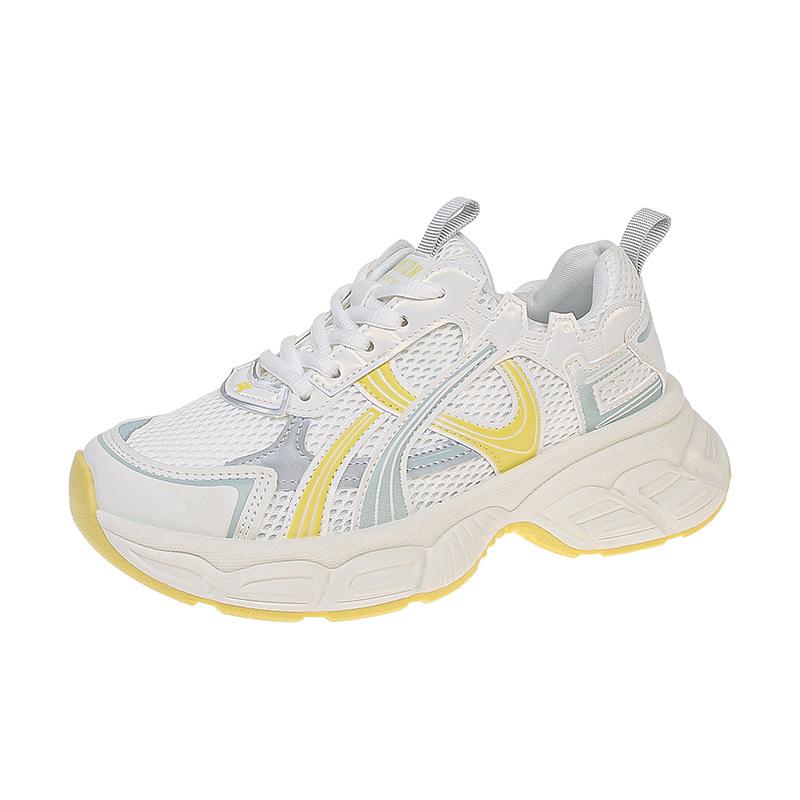 Internet celebrities with the same 2025 new dad shoes women's platform explosion increased casual versatile niche light running shoes