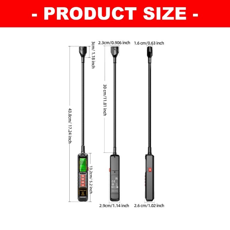 Refrigerants Leak Detector Battery Operated Halogens Leak Tester For 22 32 R134a Detections HVAC Leak Detector