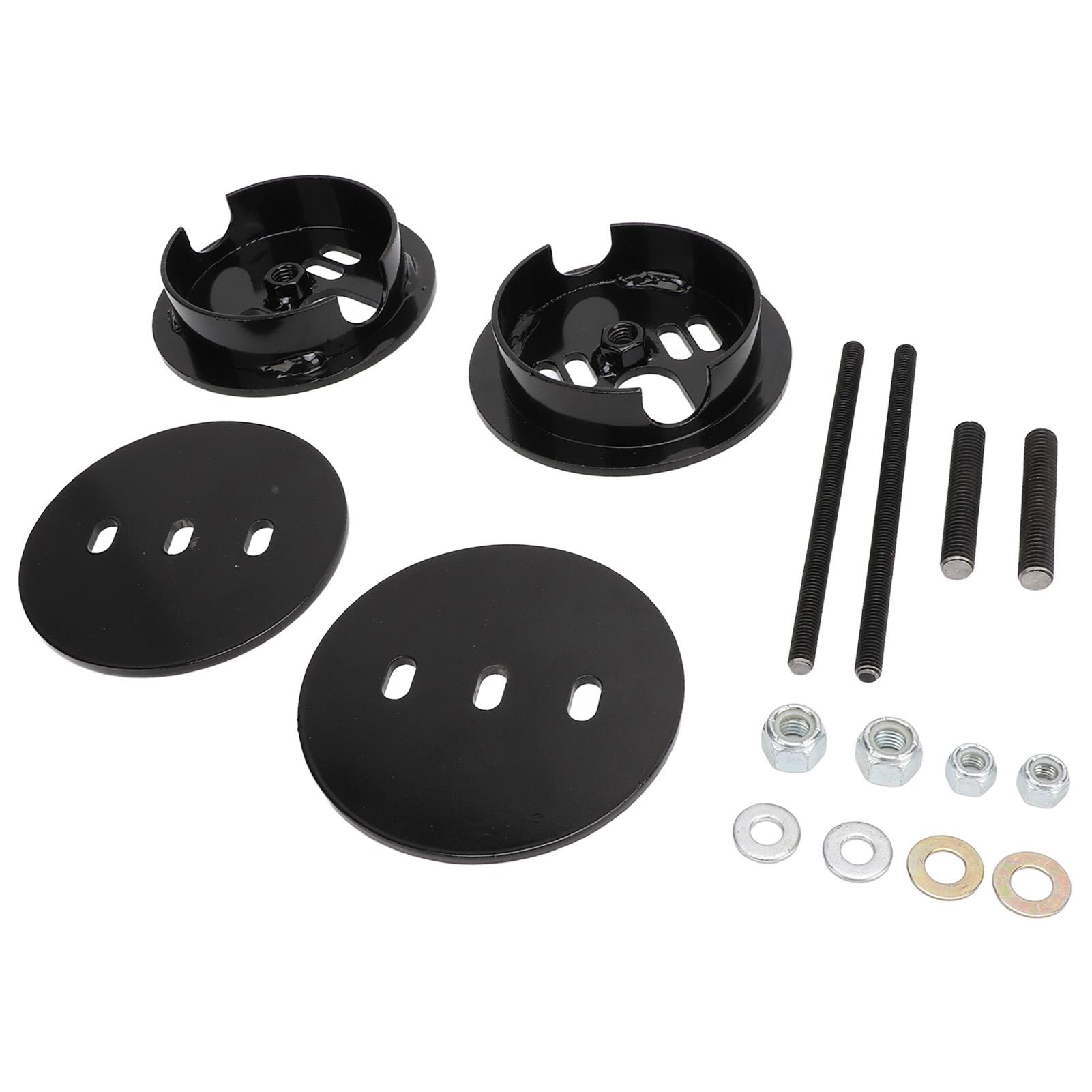 Kit de support de suspension arrière, Supports de montage métalliques de remplacement direct pour une stabilité et des performances améliorées, avec attache de support anti-usure et antirouille