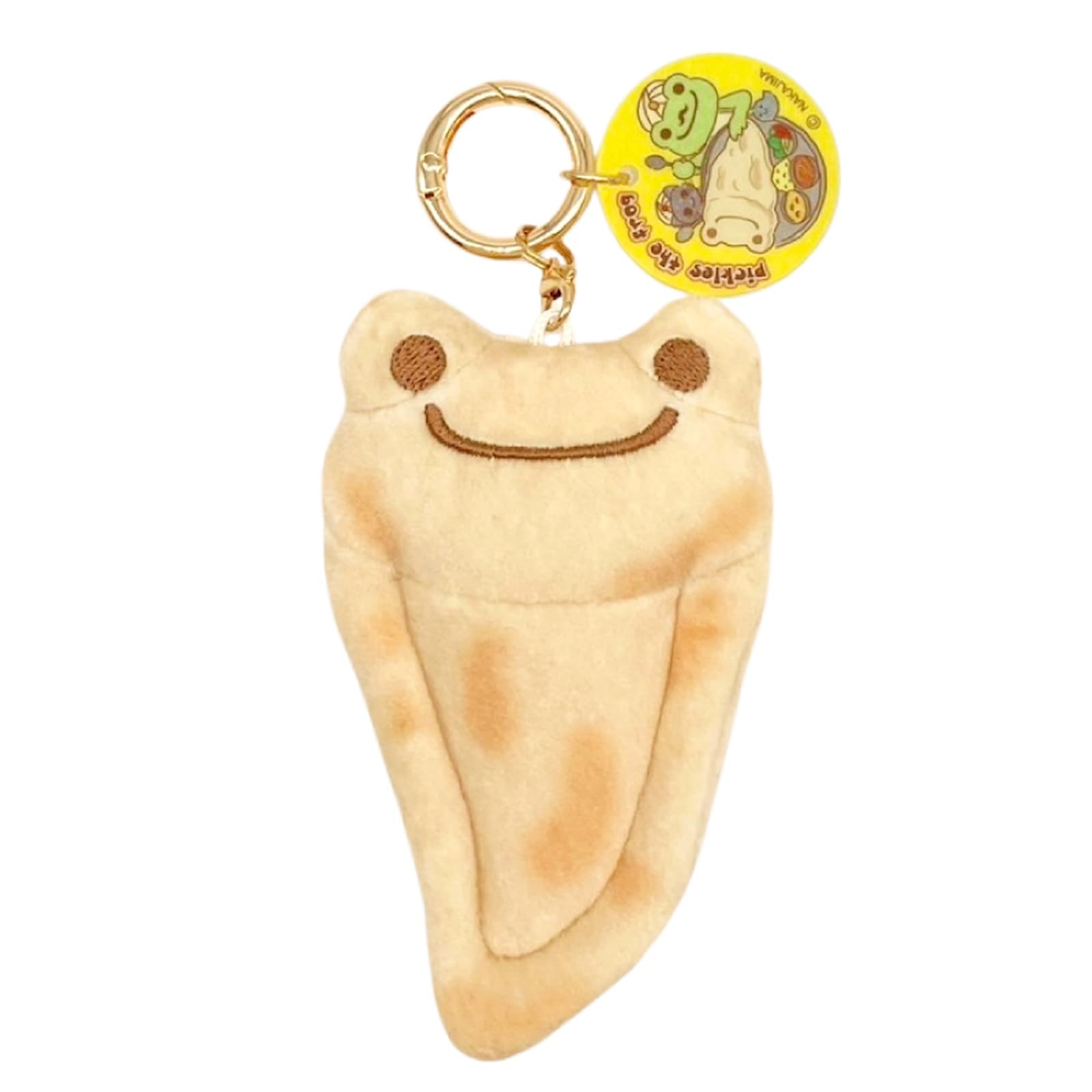 

Nakajima Corporation Pickles the Frog Smile Curry House Carabiner Mascot Naan x W6 x 214379-25 H10.5 D2.5cm