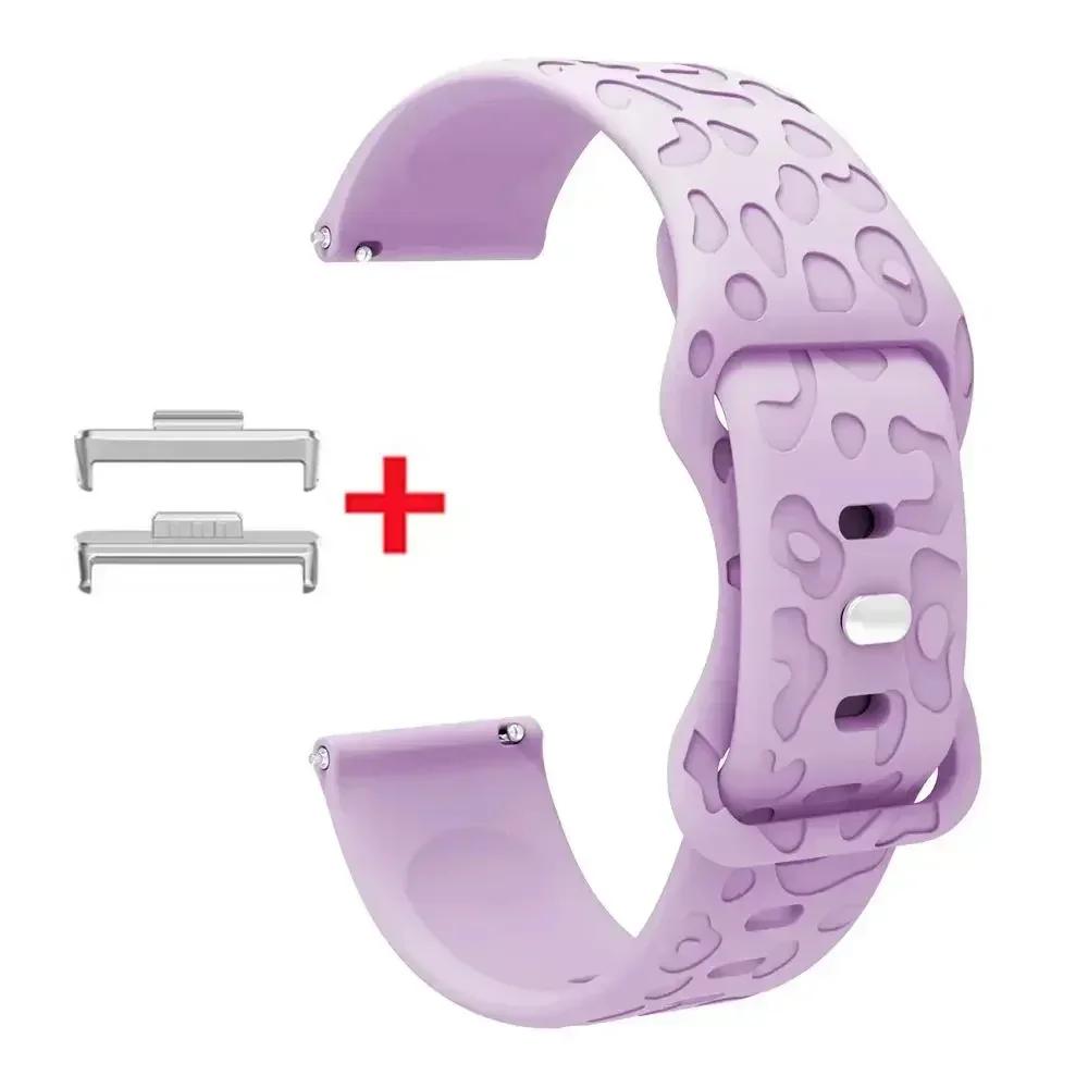 Für Huawei Watch Fit 4/3 Armband Leopardenmuster-Riemen Für Huawei Fit 4 pro Silikon Graviertes Band Armband Austauschbares Uhrenarmband
