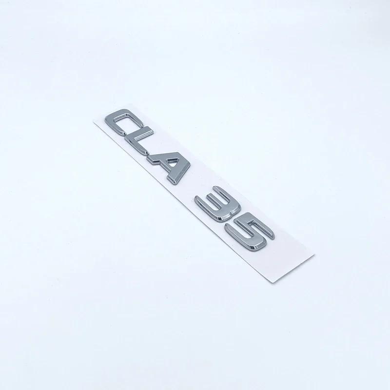 3D ABS Black Silver Letters CLA35 CLA45 Turbo 4matic+ Emblem for Mercedes Benz AMG Car Fender Trunk Rear C118 W117 Logo Sticker