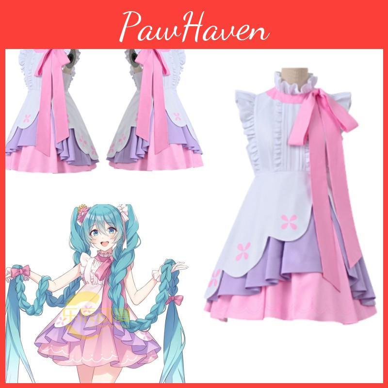 Cute Lolita Clothing Hatsune Miku Cosplay Costume For Anime Fans