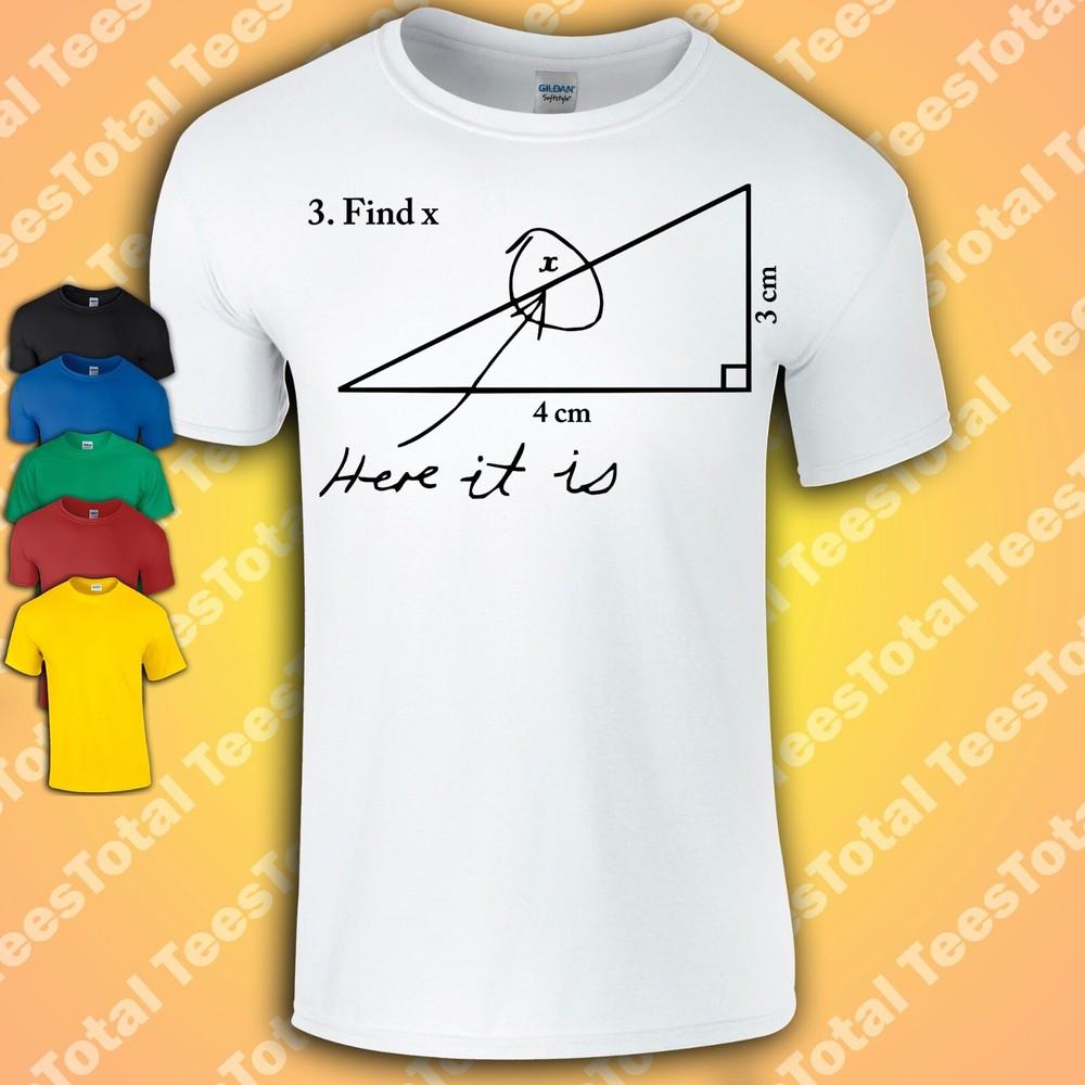 

Find X T-Shirt | Funny | Meme | Nerd | Geek | School | Maths 4XL