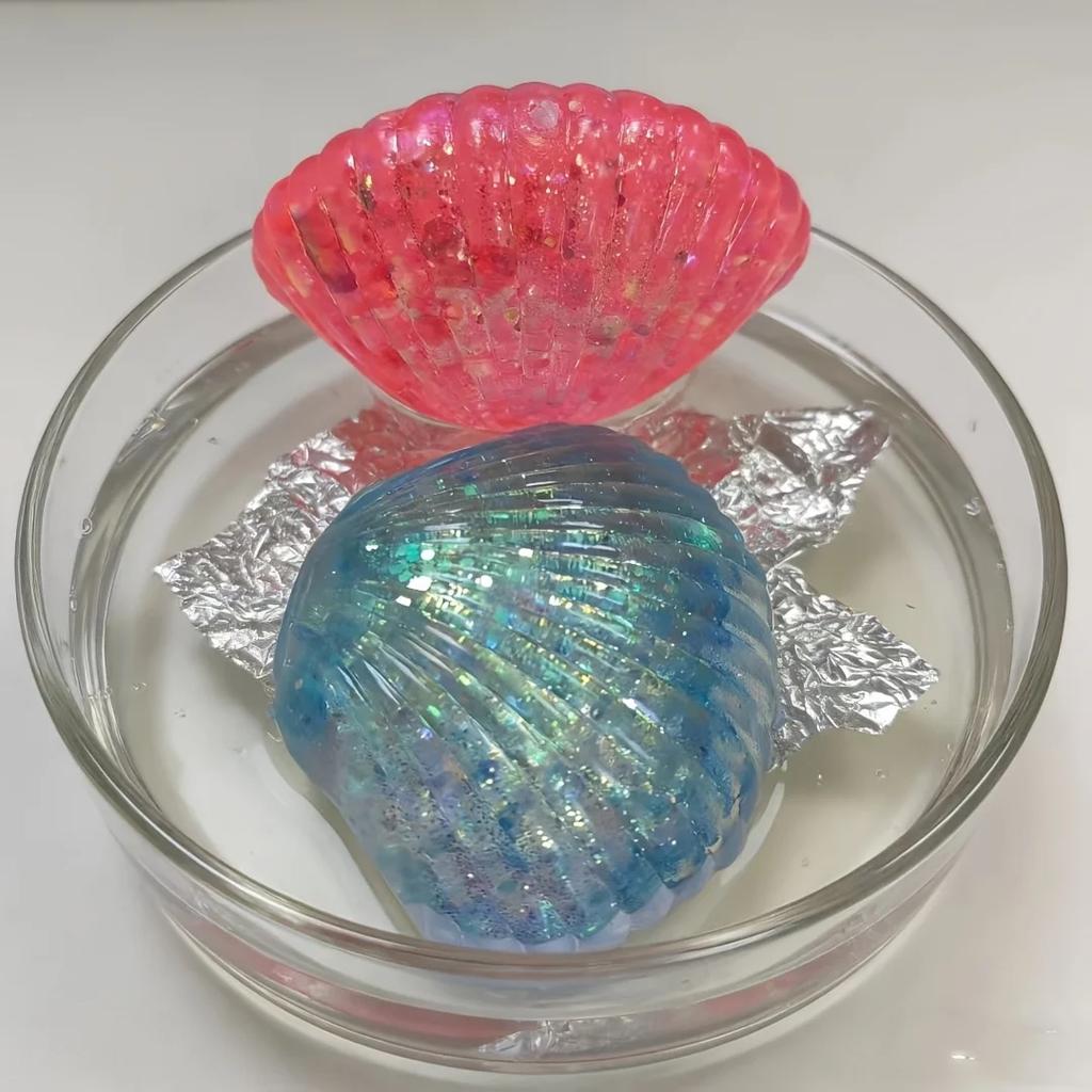 Beautiful Shell Slow Rebound Squishy Toy, Ocean Pet Soft Stress Ball, High Texture Perfect Gift for All Ages