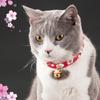 Niedliche Katze im japanischen Stil Mehrfarbig Mehrstil Halsband Katzenglocke Katzenhalsband Selbsteinstellend Haustierbedarf