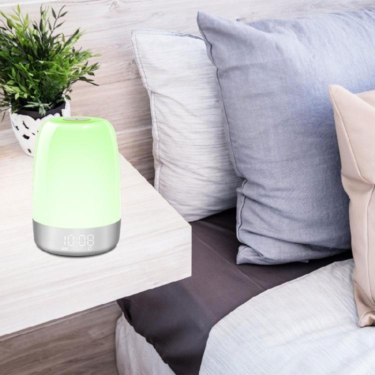 Sunrising Alarm Clock Option Bedsides Table Lamp With Customizable Color Wake Up Naturally Every Morning