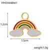 CARLIDANA Multi Designs Diy Rainbow Cherry Pendant Enamel Fashion Jewelry Charms Bracelet Necklace Stainless Steel Pendant