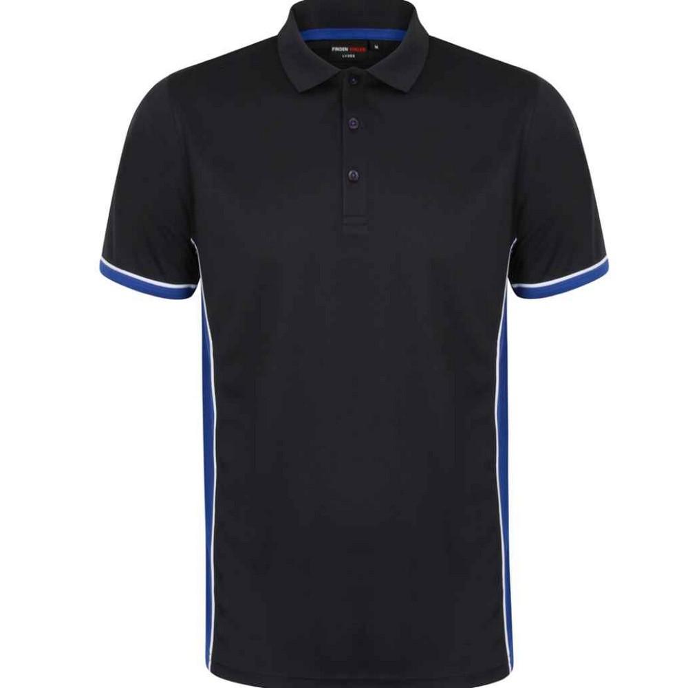 Finden & Hales Mens Panel Polo Shirt