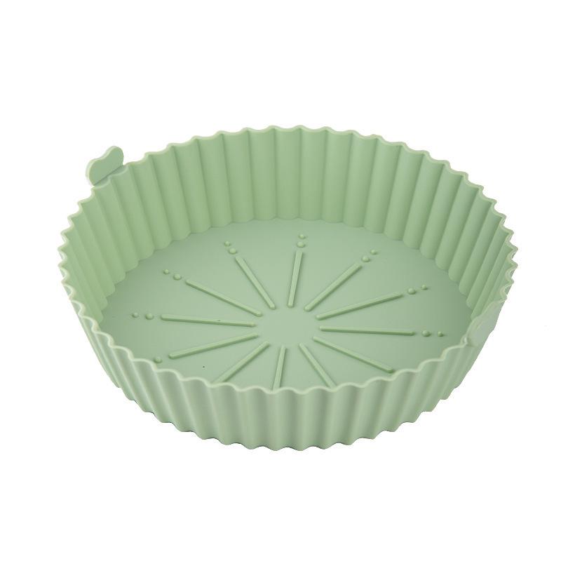 Silicone Air Fryer Baking Mat and Round Tray