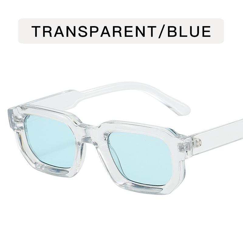 Retro Polygon Women's Sunglasses: Minimalist, High-End Square Frames