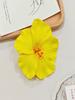 Pinzas para el pelo con diseño de flor artificial elegante, Pinza de pico de pato estilo Boho, Accesorios para el pelo para mujeres y niñas