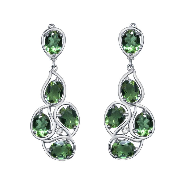 

Bolaijewelry, большие серьги из зултанита, серебро 925 пробы, изменение цвета, овал, 6*8 мм, драгоценный камень, изысканные ювелирные украшения, лучший подарок для женщин на свадьбу зелёный/красный