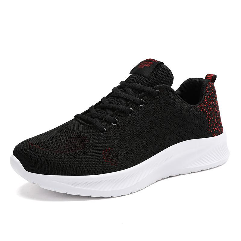 Summer new men's running shoes breathable soft sole lightweight shock-absorbing sports shoes couple shoes spot others none