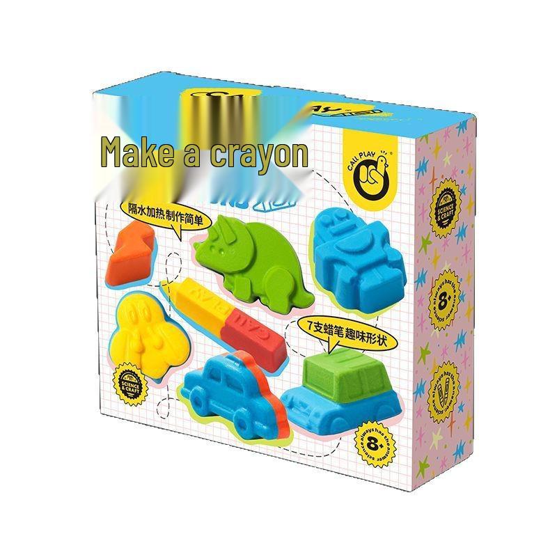 Keda Duck Kids' DIY Chalk and Crayons Set - Educational Creative Toy & Gift for Girls