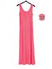 Women's Plus Size Spaghetti Strap Loose Modal Long Beach Dress