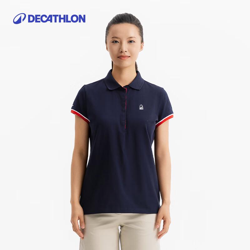 Женская спортивная футболка-поло Decathlon с функцией быстрого высыхания M / 40