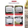 Waterproof PU Leather Electric Bike Hanging Bag Large Capacity Universal for Motorcycle Cycling Commuting Travel